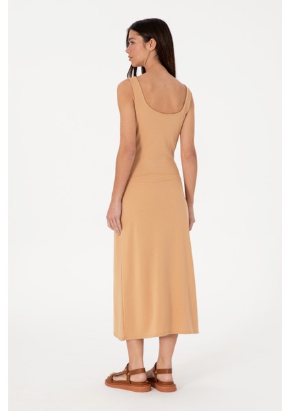 Kadın Camel Elbise (Örme) 50306676-VR015