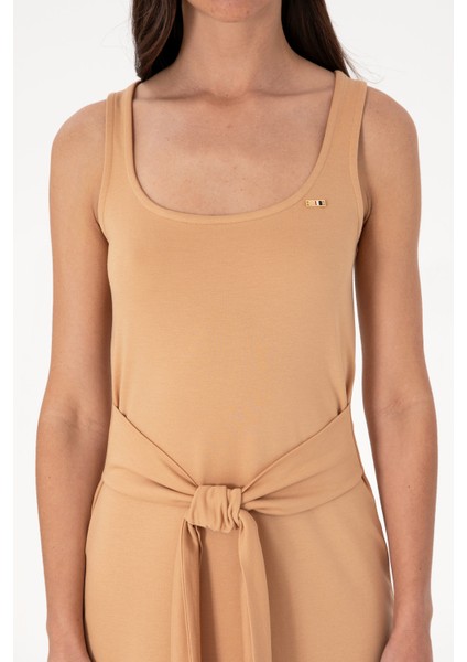 Kadın Camel Elbise (Örme) 50306676-VR015