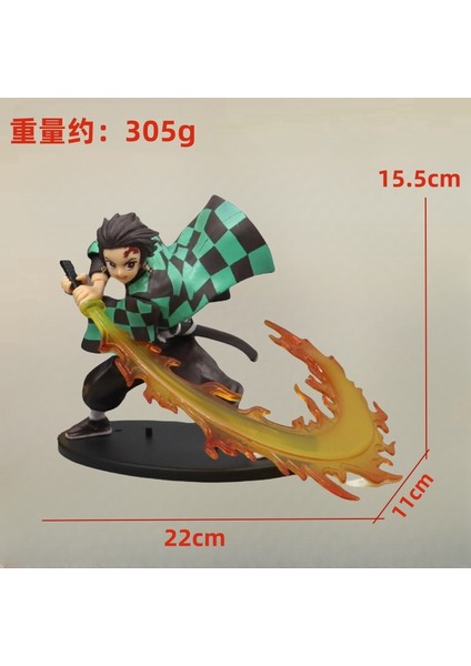 Demon Slayer: Kimetsu No Yaiba Figür Serisi, Tanjiro Nezuko, Zenitsu'nun Aşk Hikayesi, Mitsuri Figür Model Şirketi. Aberdeen Süsleri (Yurt Dışından)