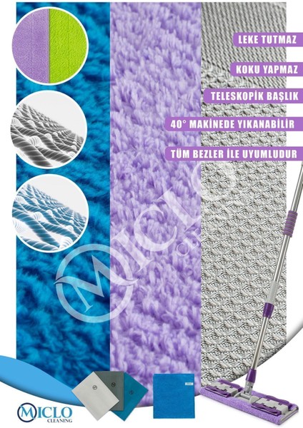 Mandallı Mop 3lü Bez Yer Bezi ( Efsane Set ) fiyatları