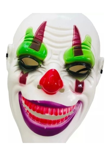 Palyaço Temalı Joker Maskesi