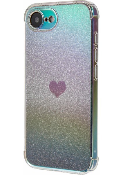 iPhone 16E Metal Halkalı Kickstand Pc + Tpu Telefon Arka Kapağı Kayar Kamera Kapağı (Yurt Dışından)