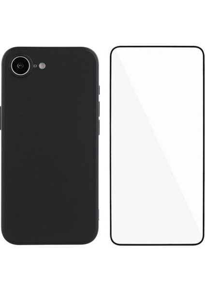 iPhone 16E Esnek Tpu Fiber Astarlı Darbeye Dayanıklı Çapraz Askılı Telefon Kılıfı (Yurt Dışından)