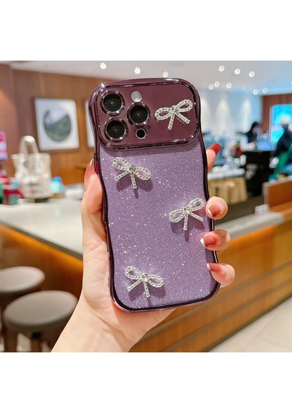 iPhone 16 Pro Max Darbeye Dayanıklı Çıkarılabilir 2'si 1 Arada Tpu + Pc Quicksand Telefon Kılıfı (Yurt Dışından)