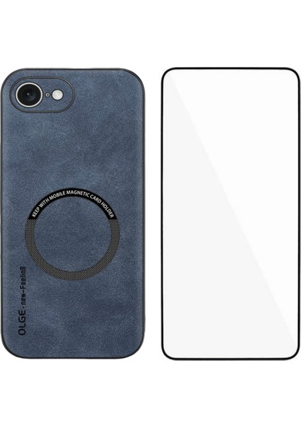 iPhone 16 Pro Max Manyetik Rfıd Engelleme Retro Deri Arka Kapak Çıkarılabilir Kart Tutucu ile (Yurt Dışından)