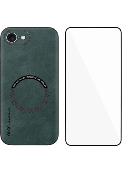 iPhone 16E Pu Deri Cüzdan Telefon Kılıfı Bilek Kayışı ile (Yurt Dışından)