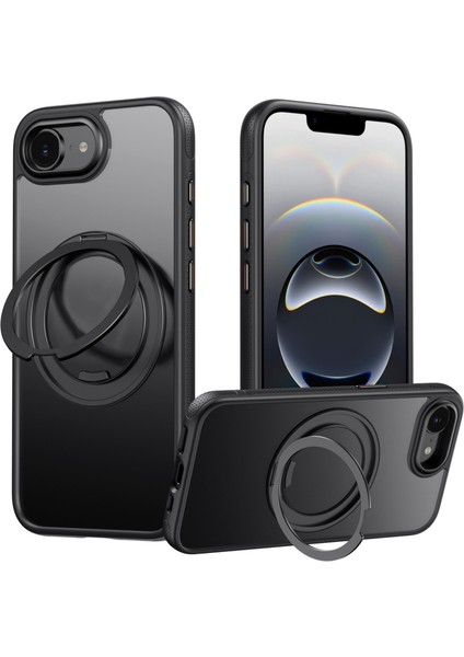 iPhone 16E Tpu Koruyucu Telefon Kılıfı Degrade Parıltılı Kart ile (Yurt Dışından)