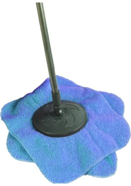 Dönerli Mop Welsoft Yedek Başlık 35X35 Yedek Döner Paspas Ucu- Mavi