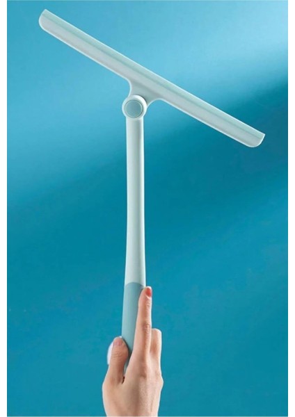 360 Derece Oynar Başlıklı Silikon Çekçek - Araç, Cam, Ayna, Duş Kapısı Temizleme Aparatı fırsatları