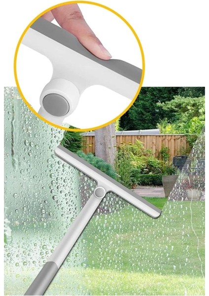 360 Derece Oynar Başlıklı Silikon Çekçek - Araç, Cam, Ayna, Duş Kapısı Temizleme Aparatı indirimleri