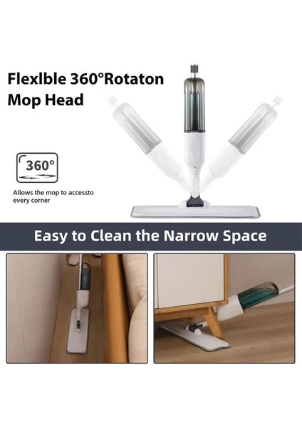 Sprey Mop Su Hazneli Pratik Temizlik Seti 3 Adet Mikrofiber Spray Mop modelleri