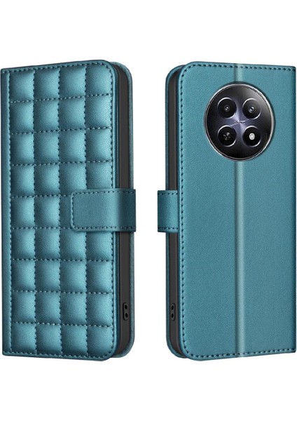 Realme 12 5g Cüzdan Pu Deri Koruyucu Iş Için Flip Case Basit (Yurt Dışından)