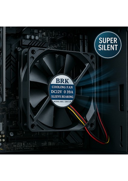 120mm Sessiz Kasa Fanı | Yüksek Performanslı Soğutma, 12V DC modelleri