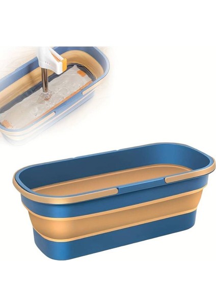 Katlanabilir Tekerlekli Temizlik Mop Kovası 1 Adet fırsatları