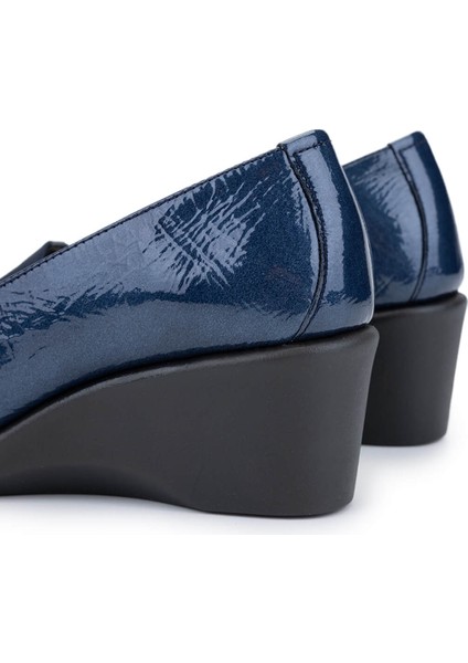 Kadın Hakiki Deri Mavi Comfort Ayakkabı 611 E6241 Bn Ayk Y25 Blue fırsatları