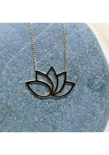 14 Ayar Altın Kolye-Lotus Çiceği Uğur Kolyesi-Hediye Lotus Çiçeği Altın Kolye indirimleri