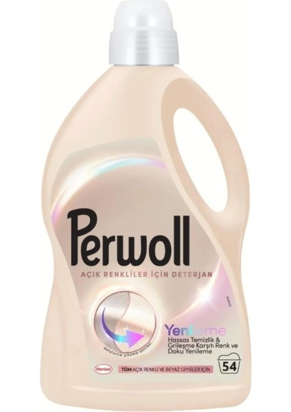 Yenileme Renkli 2.97L & Perwoll Yenileme Siyah 2.97L & Perwoll Yenileme Beyaz 2.97L & Perwoll Yenileme Çiçek Cazibesi Renkliler 2.75L (4'lü Set)
