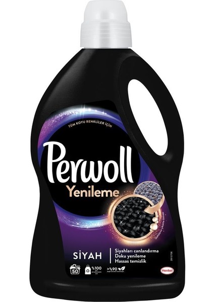 Yenileme Renkli 2.97L & Perwoll Yenileme Siyah 2.97L & Perwoll Yenileme Beyaz 2.97L & Perwoll Yenileme Çiçek Cazibesi Renkliler 2.75L (4'lü Set)