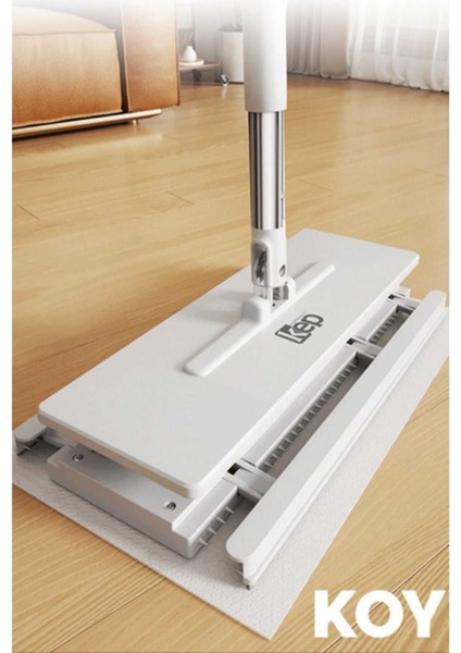 Akıllı Mop Seti Kıskaçlı | Bütün Kullan At Temizlik Bezleri Ile Uyumludur +10 Temizlik Bezi Hediyel modelleri