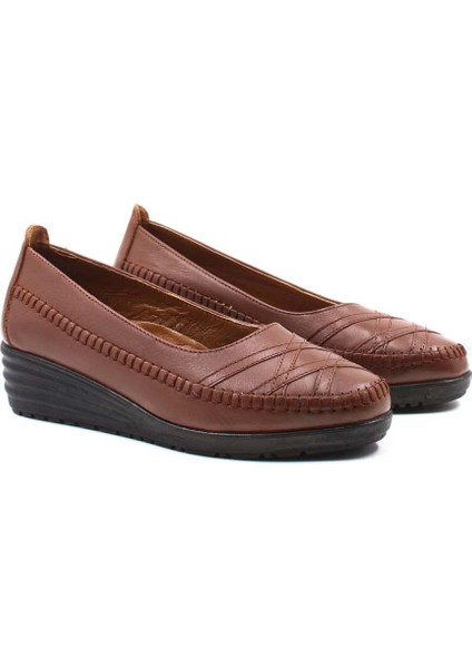 Kadın Hakiki Deri Günlük Rahat Ortopedik Yumuşak Taban Kızıl Anne Spor Ayakkabı 359za023 fırsatları