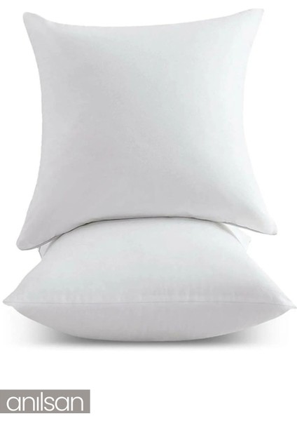 2 Adet Kırlent Iç Yastık Ekstra Dolgun 350GR Koltuk Yastığı Balkon Bahçe Aksesuar Yastığı 45x45