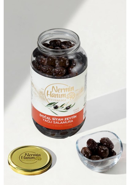Gemlik Siyah Zeytin Yağlı Salamura (950 Gr)