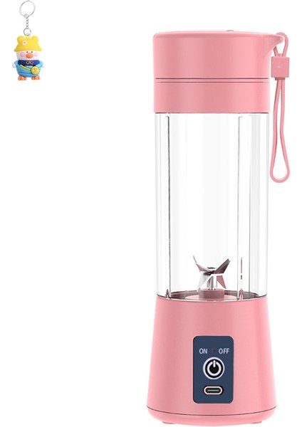 Meyve Suyu Makinesi 6 Bıçak Yaprakları Taşınabilir Elektrikli Meyve Sıkacağı Küçük USB Mini Meyve Sıkma (Yurt Dışından)