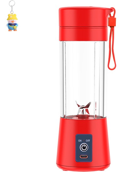 Meyve Suyu Makinesi 6 Bıçak Yaprakları Taşınabilir Elektrikli Meyve Sıkacağı Küçük USB Mini Meyve Sıkma (Yurt Dışından)