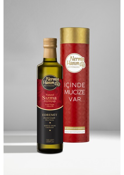 Edremit Olgun Hasat Zeytinyağı 500 ml Kutulu