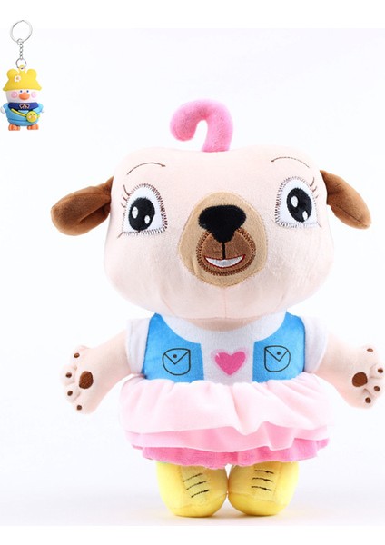 Okul Öncesi Eğitim Sevimli Evcil Hayvan Anaokulu Pembe Etek Köpek ve Fare Peluş Oyuncak Yakalama Makinesi Bebek Bebek (Yurt Dışından)