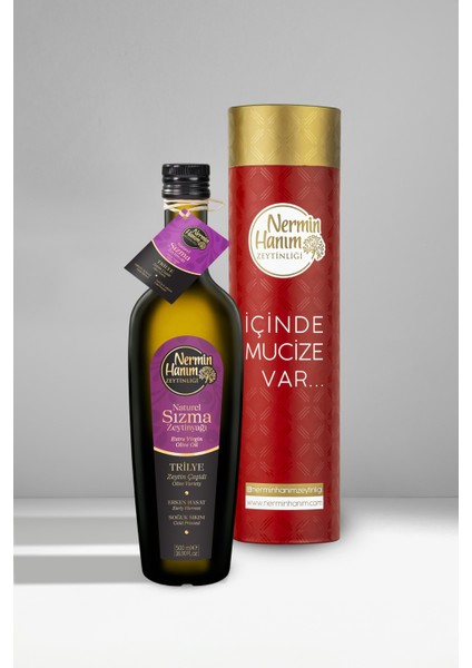 500 ml Trilye Erken Hasat Zeytinyağı - Kutulu