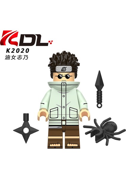Naruto Yapı Taşları Minifigure Küçük Parçacık Takılabilir Bebek Oyuncak Çantası (Yurt Dışından)
