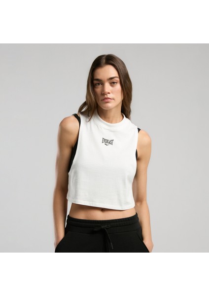 Ever Essentials Kadın Beyaz ATLET.112