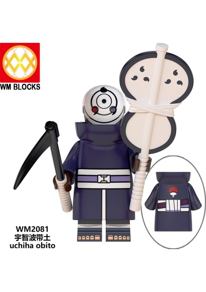 Naruto Yapı Taşları Minifigure Küçük Parçacık Takılabilir Bebek Oyuncak Çantası (Yurt Dışından)