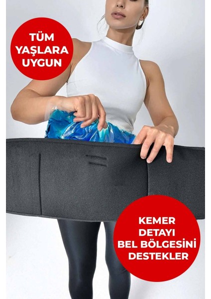 Özel Gün Regll Adet Karın Agrı Kesici Giderici Termo Jelli Sıcak Soğuk Tutucu Isıtma Korsesi