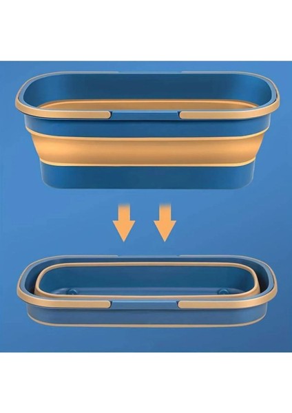 Kendinden Sıkmalı Mop ve Tekerlekli Katlanabilir Kova Seti 1 Adet Yedek Bez Hediyeli indirimleri