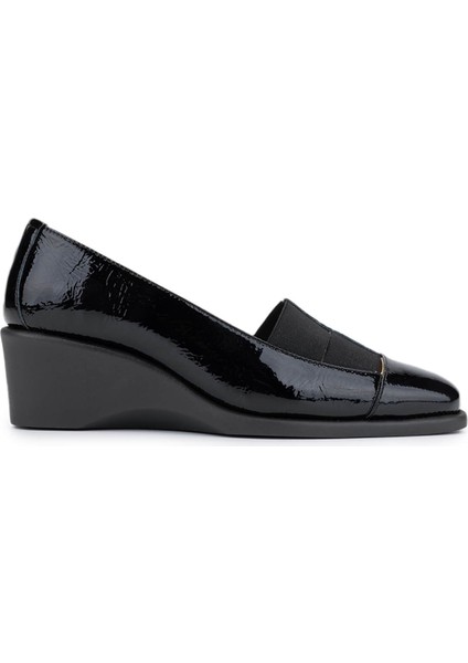 Kadın Hakiki Deri Siyah Comfort Ayakkabı 611 E6241 Bn Ayk Y25 Black