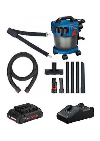 Gas 18 V-10L Akülü El Süpürgesi Procore 1X4.0AH Akülü