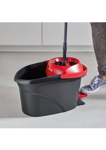 Uniqueco Vileda Ultramax Turbo Pedallı Temizlik Seti, Zemin Sileceği ve Güçlü Sapanlı Kova indirimleri