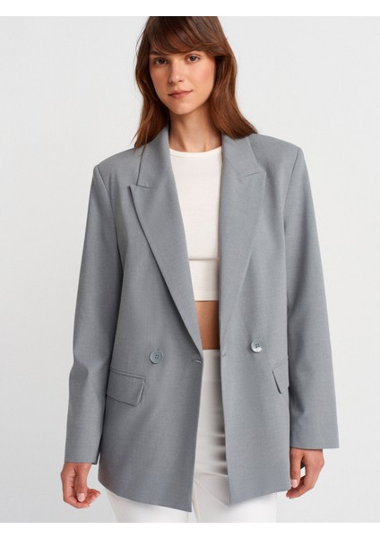 60770 Blazer Ceket-Gri