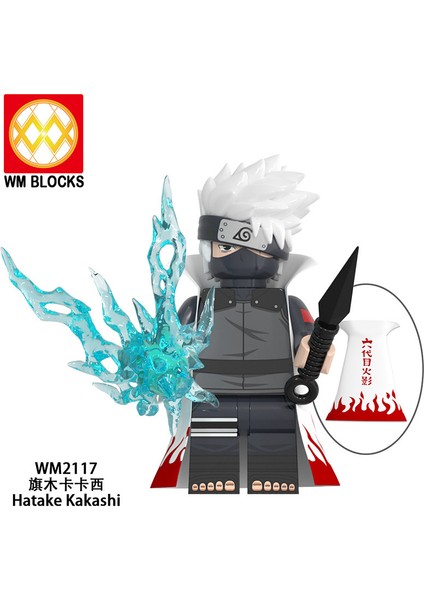 Naruto Yapı Taşları Minifigure Küçük Parçacık Takılabilir Bebek Oyuncak Çantası (Yurt Dışından)