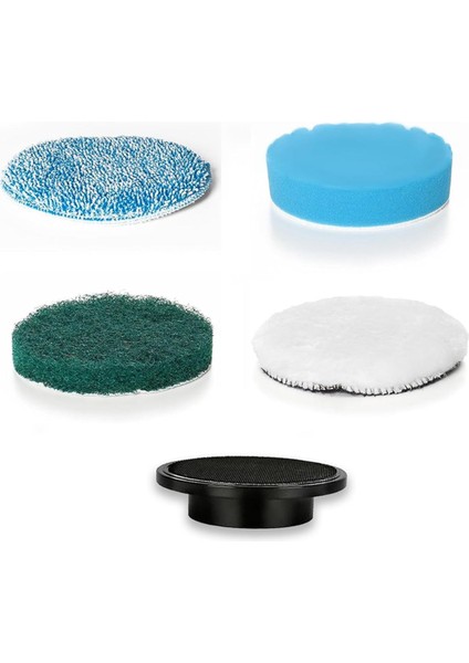 Elektrikli Temizlik Fırçası Için 4'lü Yedek Ovalama Pedleri
