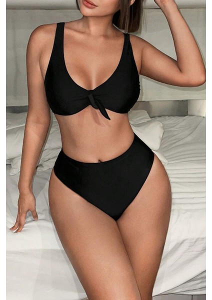 Şık Yüksek Bel Bikini Altı