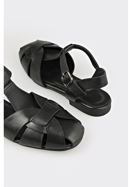 Siyah Deri Kadın Günlük Ayakkabı indirimleri