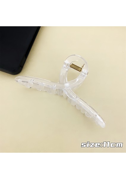 Buzlu Saç Tokaları, Üst Düzey Saç Tokaları, Saç Tokaları, Büyük Saç Hacmine Sahip Köpekbalığı Tokaları (Yurt Dışından)