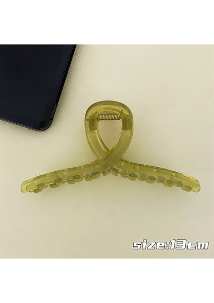 Buzlu Saç Tokaları, Üst Düzey Saç Tokaları, Saç Tokaları, Büyük Saç Hacmine Sahip Köpekbalığı Tokaları (Yurt Dışından)