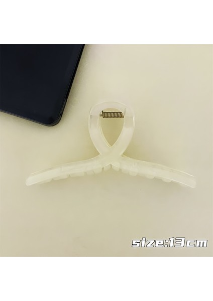 Buzlu Saç Tokaları, Üst Düzey Saç Tokaları, Saç Tokaları, Büyük Saç Hacmine Sahip Köpekbalığı Tokaları (Yurt Dışından)