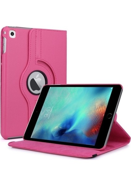 Tablet Kılıf Standlı Dönerli Mopal Ipad Mini 2-3-4 Pembe