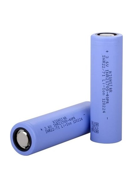 Highstar - INR21700-4000PR - 3.7V 4000 Mah Li-Ion Şarjlı Pil - 50A