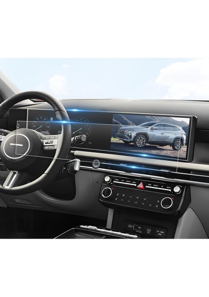 Hyundai Tucson 2025 Model Multimedya ve Navigasyon Ekranı Uyumlu 9H Nano Ekran Koruyucu